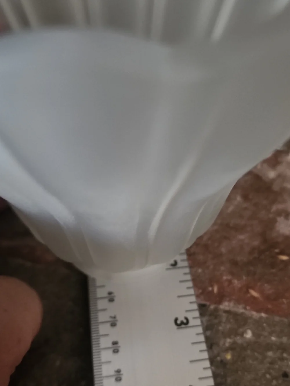 Set of 4 Frosted Glass Lamp Shades Bell Shape Replacement Vanity Light